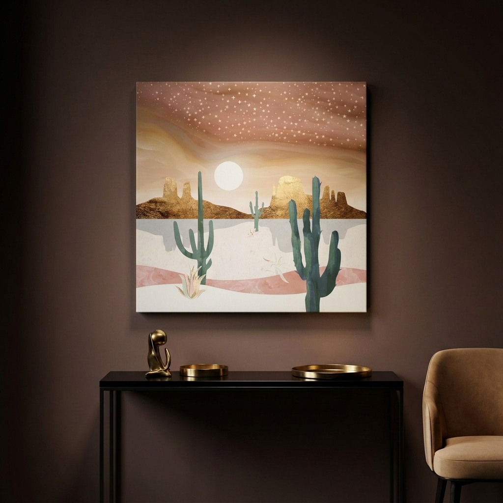 Honey Sky Matte Canvas, Stretched, No Frame