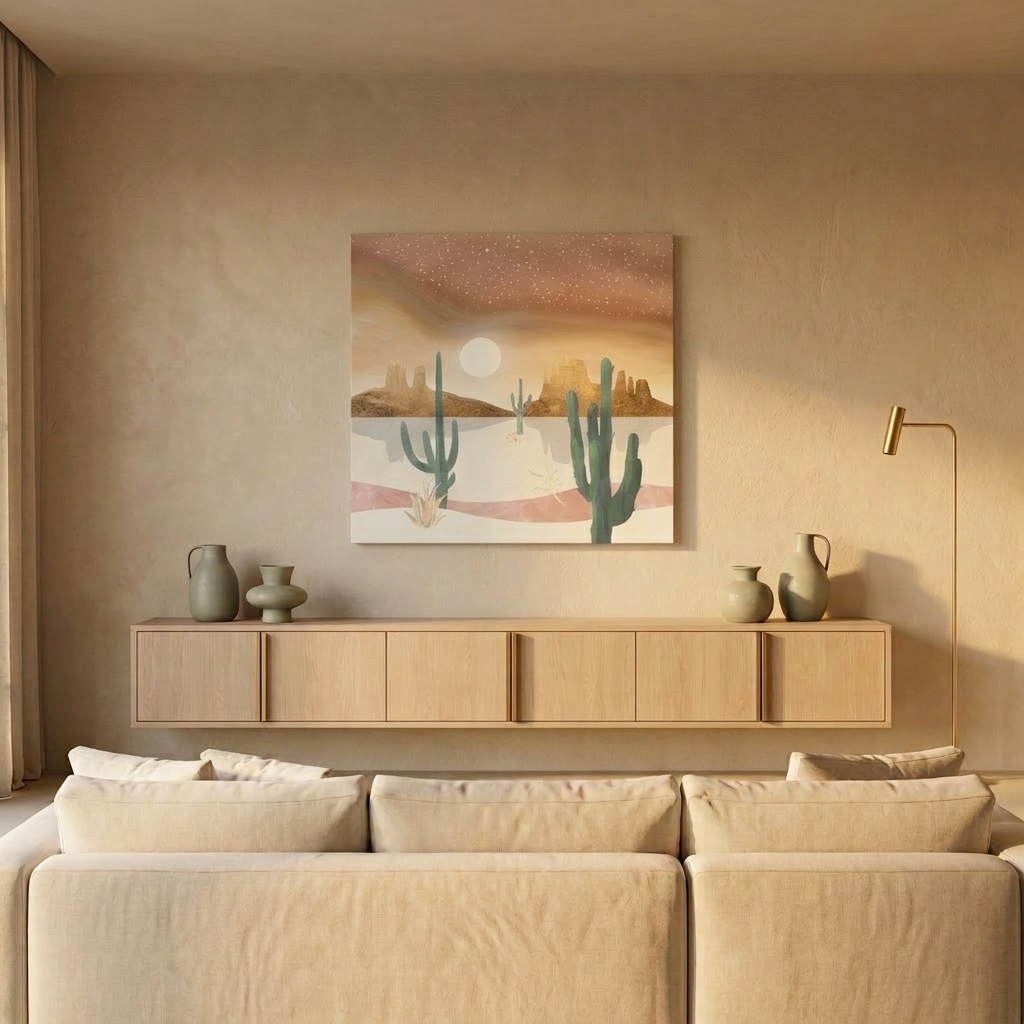 Honey Sky Matte Canvas, Stretched, No Frame