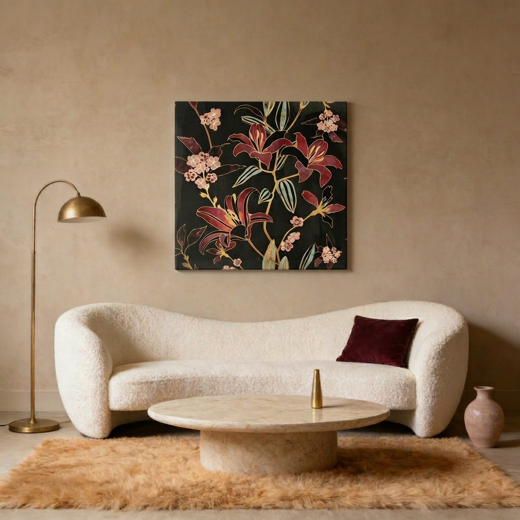 Lily Matte Canvas, Stretched, No Frame