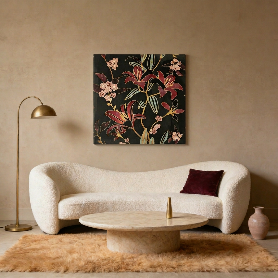 Lily Matte Canvas, Stretched, No Frame