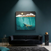 Light Beneath Matte Canvas, Stretched, No Frame