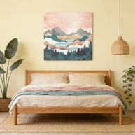 Lake Sunrise Matte Canvas, Stretched, No Frame