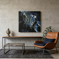 Metallic Ocean III Matte Canvas, Stretched, No Frame