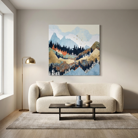 Spring Flight Matte Canvas, Stretched, No Frame