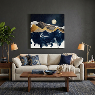 Midnight Winter Matte Canvas, Stretched, No Frame