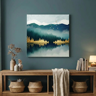 Mist Reflection Matte Canvas, Stretched, No Frame