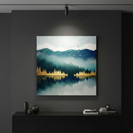 Mist Reflection Matte Canvas, Stretched, No Frame