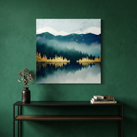 Mist Reflection Matte Canvas, Stretched, No Frame