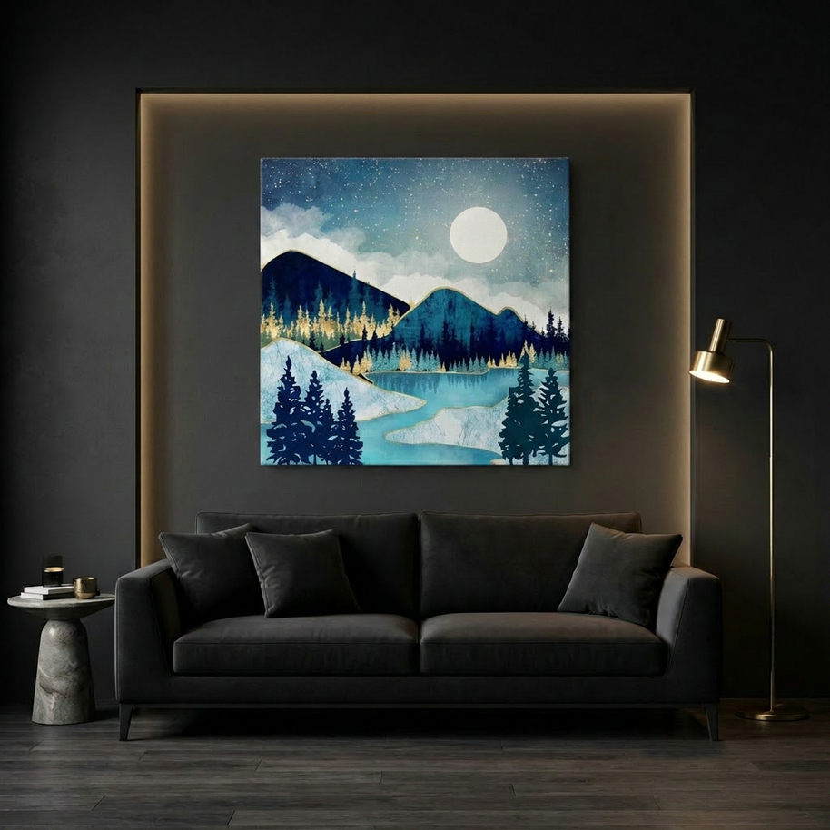 Morning Stars Matte Canvas, Stretched, No Frame