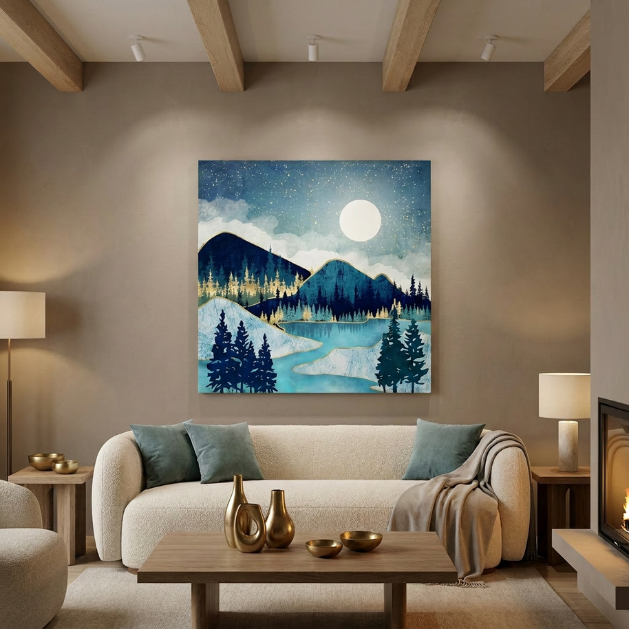 Morning Stars Matte Canvas, Stretched, No Frame