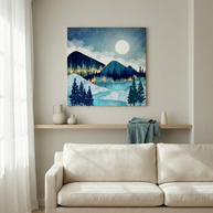 Morning Stars Matte Canvas, Stretched, No Frame