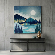Morning Stars Matte Canvas, Stretched, No Frame