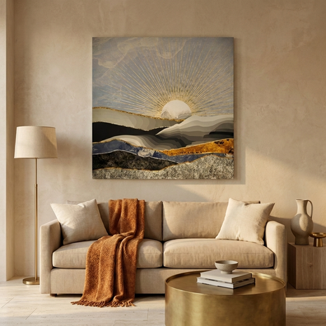 Morning Sun Matte Canvas, Stretched, No Frame