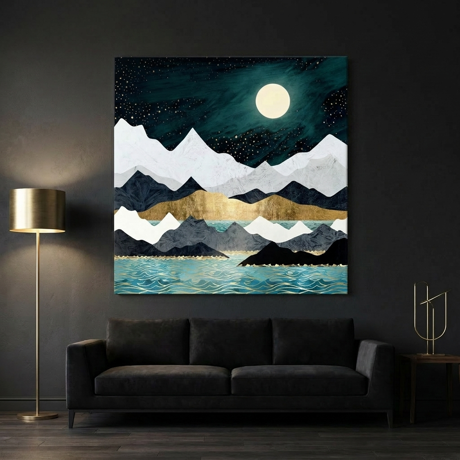 Ocean Stars Matte Canvas, Stretched, No Frame
