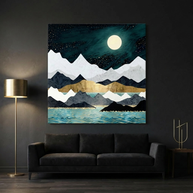 Ocean Stars Matte Canvas, Stretched, No Frame