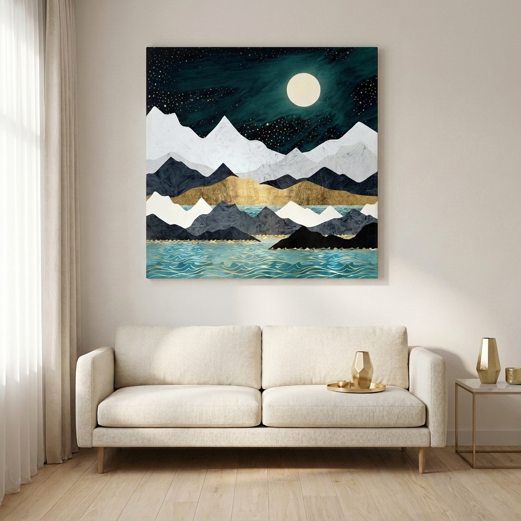 Ocean Stars Matte Canvas, Stretched, No Frame