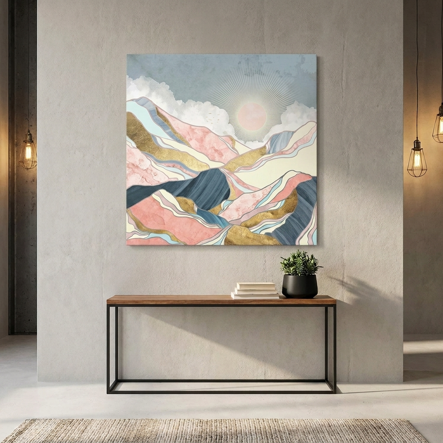 Spring Morning Matte Canvas, Stretched, No Frame