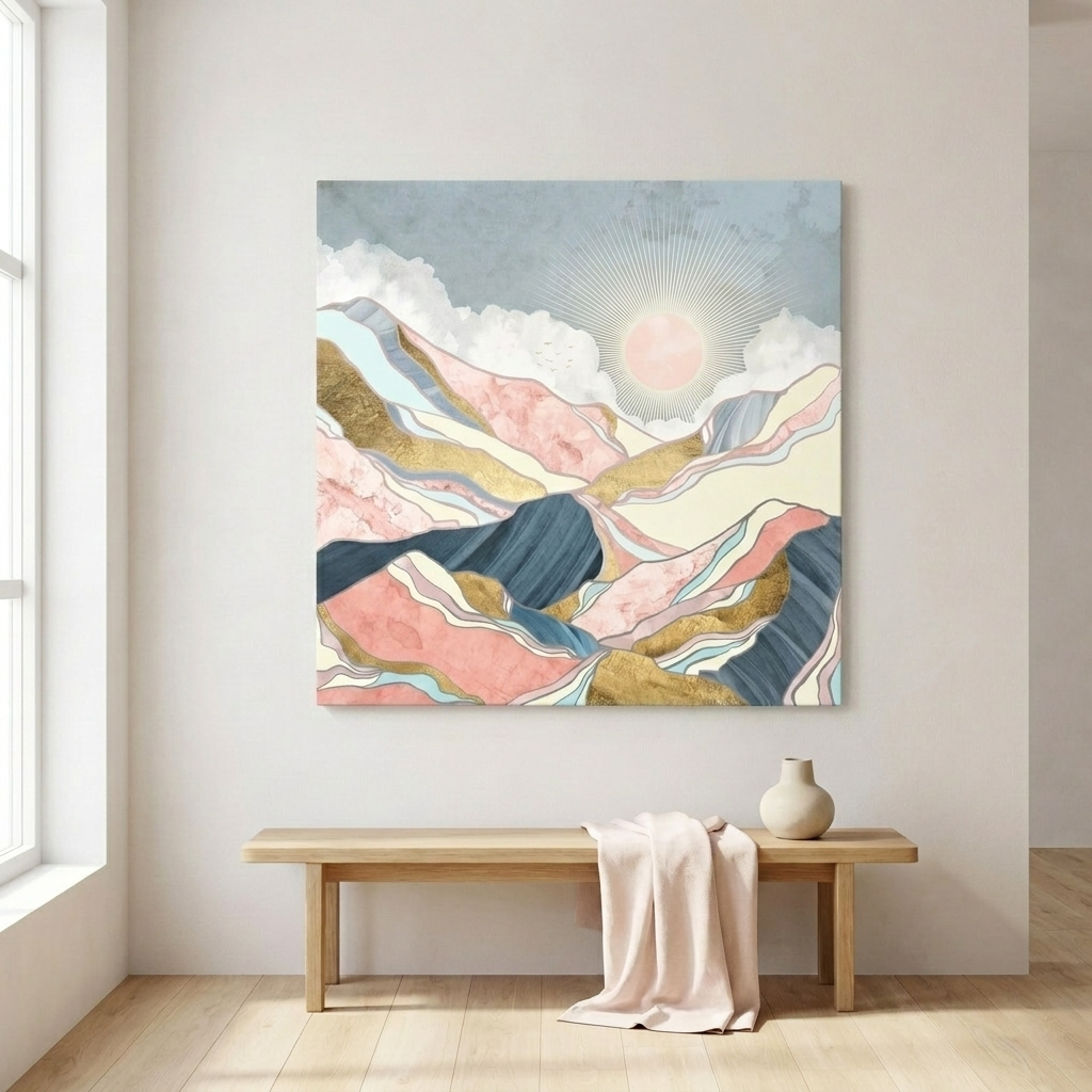 Spring Morning Matte Canvas, Stretched, No Frame