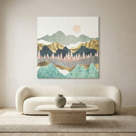 Summer Vista Matte Canvas, Stretched, No Frame
