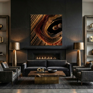 Tigers Eye Canyon Matte Canvas, Stretched, No Frame