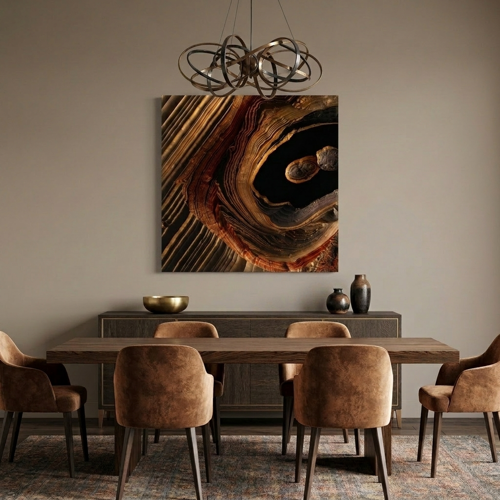 Tigers Eye Canyon Matte Canvas, Stretched, No Frame