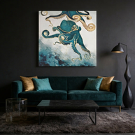 Underwater Dream V Matte Canvas, Stretched, No Frame