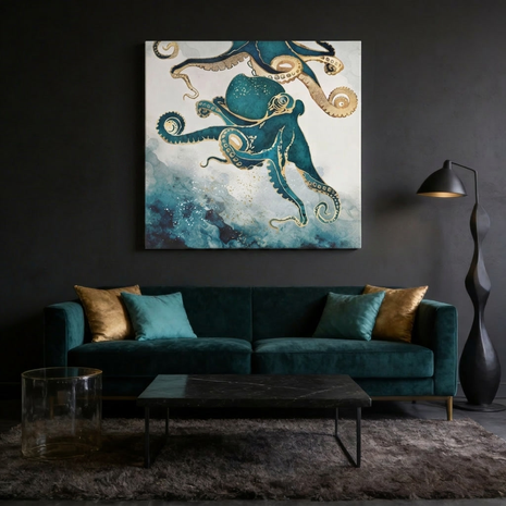 Underwater Dream V Matte Canvas, Stretched, No Frame