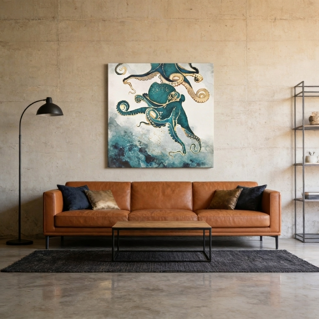 Underwater Dream V Matte Canvas, Stretched, No Frame