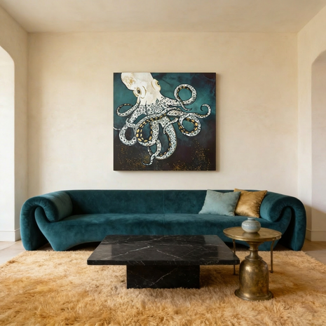 Underwater Dream VII Matte Canvas, Stretched, No Frame