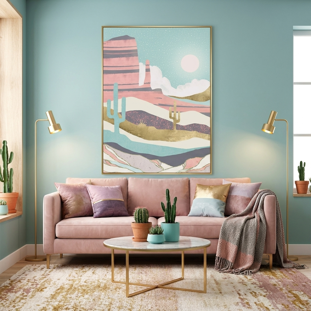 Desert Sun - Poster Print - No Frame
