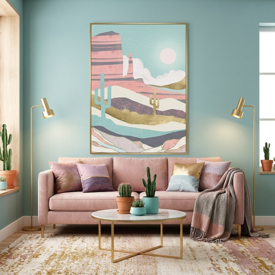 Desert Sun - Poster Print - No Frame