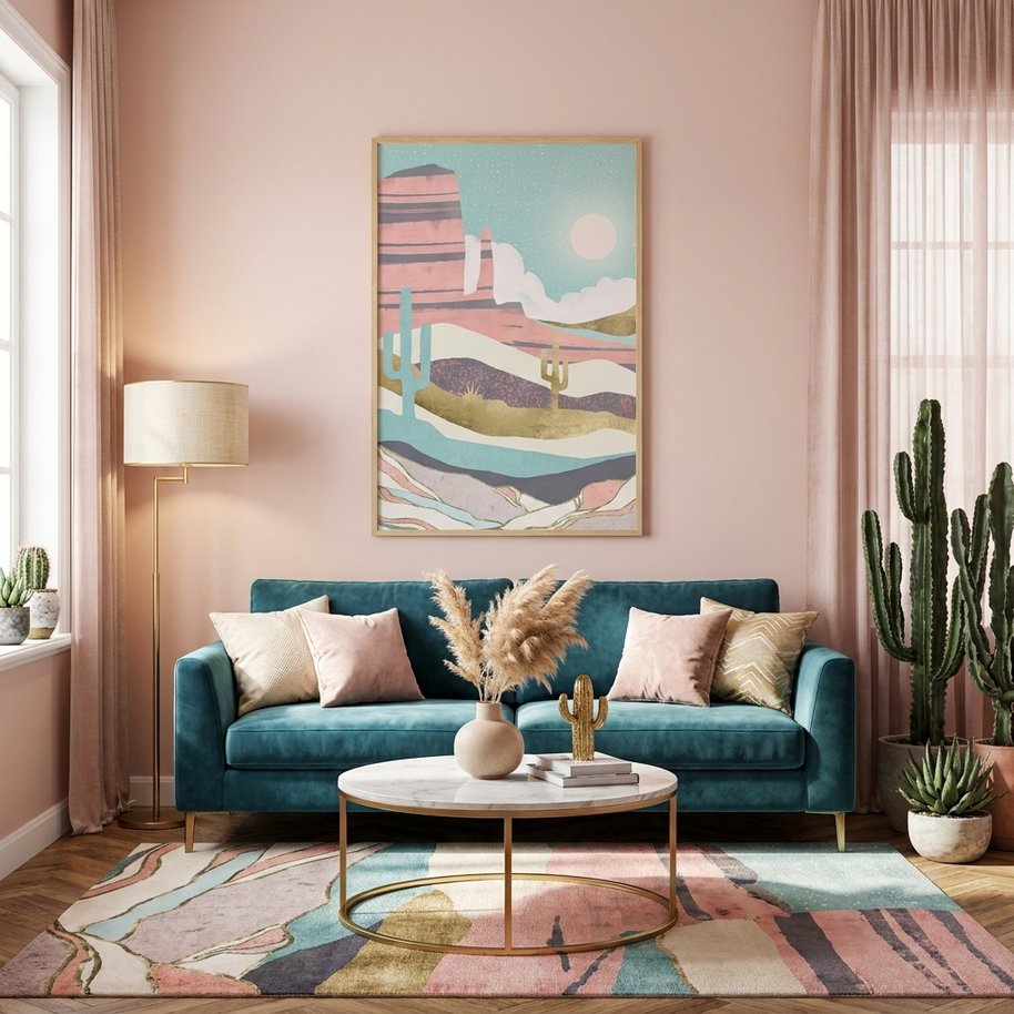 Desert Sun - Poster Print - No Frame