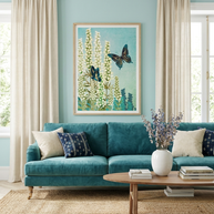 Butterfly Garden - Poster Print - No Frame