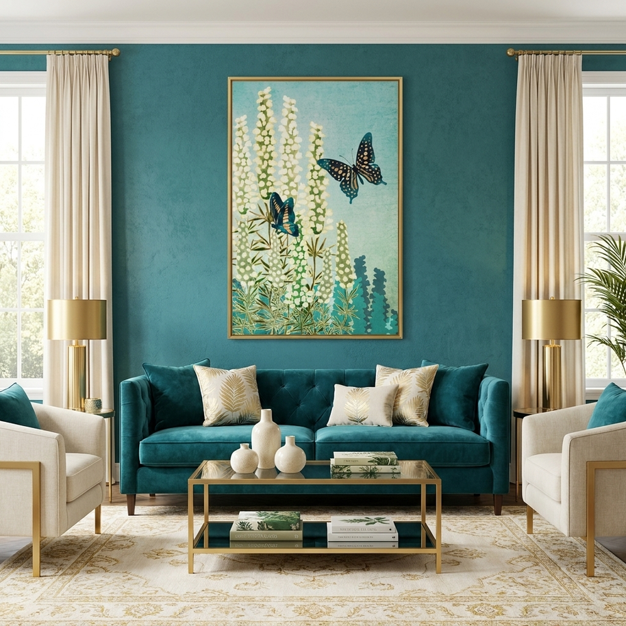 Butterfly Garden - Poster Print - No Frame