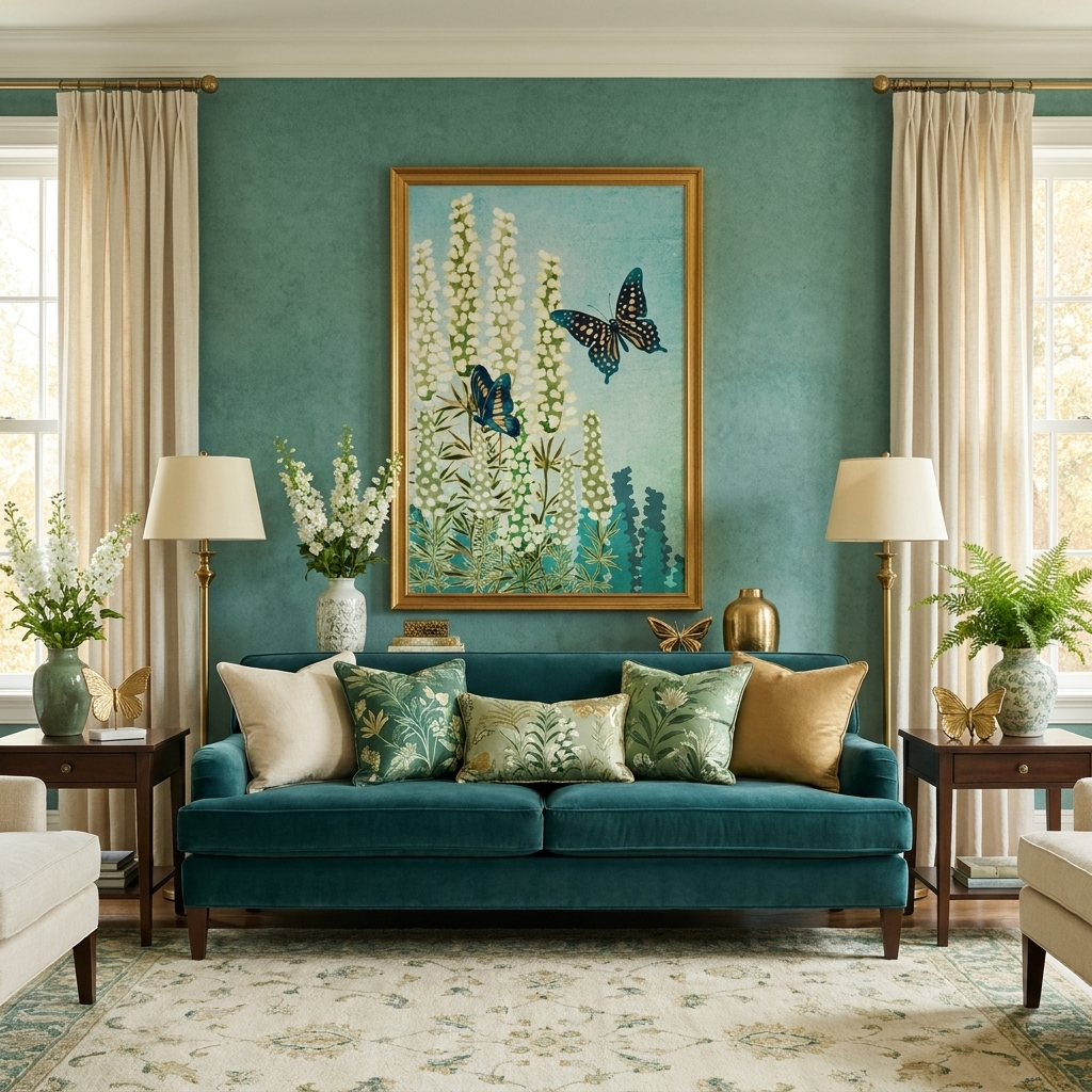 Butterfly Garden - Poster Print - No Frame
