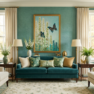 Butterfly Garden - Poster Print - No Frame