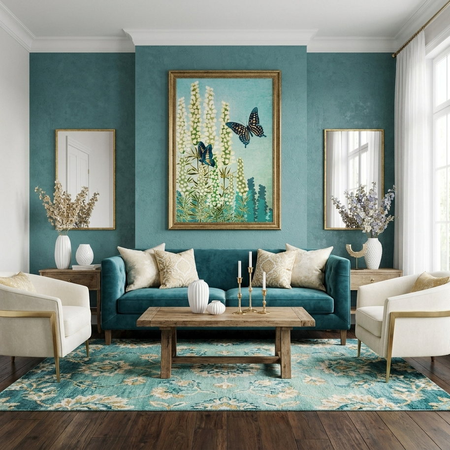 Butterfly Garden - Poster Print - No Frame