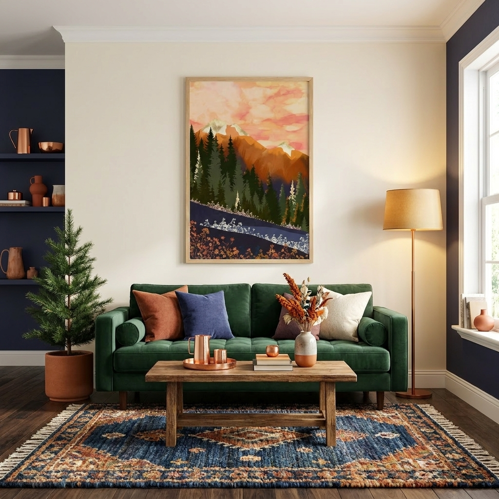 Mountain Dusk - Poster Print - No Frame