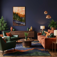 Mountain Dusk - Poster Print - No Frame