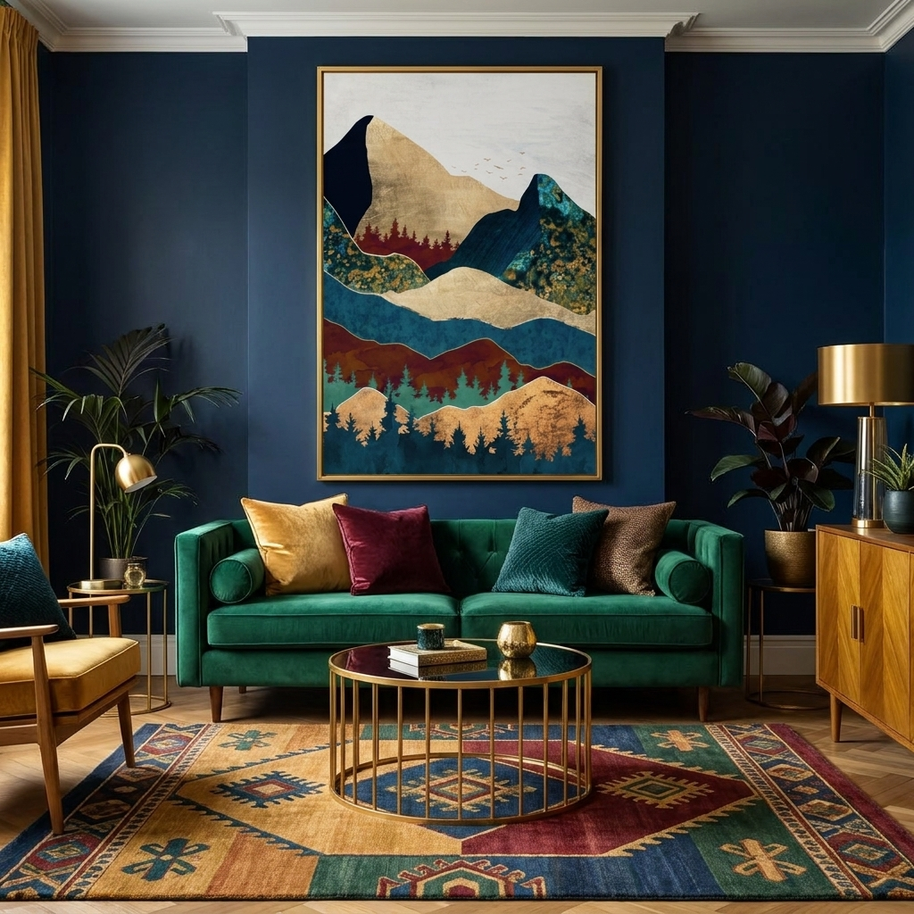 Malachite Mountains - Poster Print - No Frame