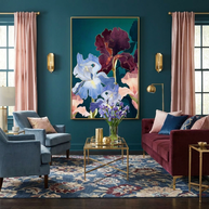 Iris Abstract - Poster Print - No Frame
