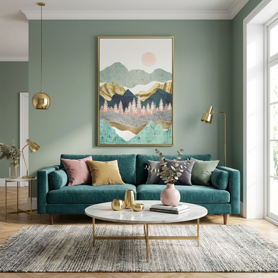 Summer Vista - Poster Print - No Frame