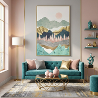 Summer Vista - Poster Print - No Frame