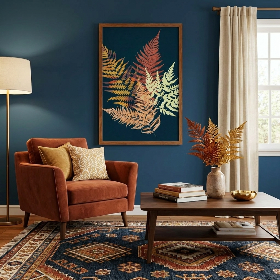 Autumn Fern - Poster Print - No Frame
