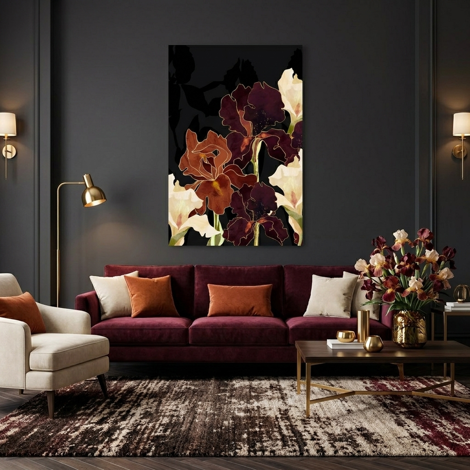 Autumn Iris - Poster Print - No Frame