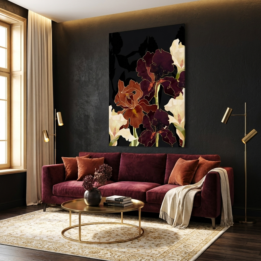 Autumn Iris - Poster Print - No Frame