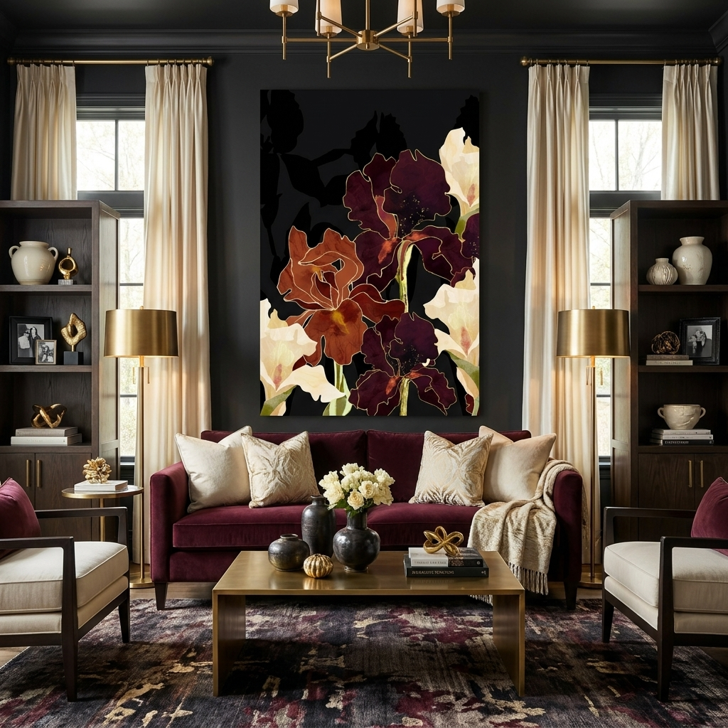 Autumn Iris - Poster Print - No Frame