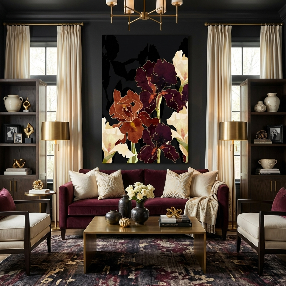 Autumn Iris - Poster Print - No Frame