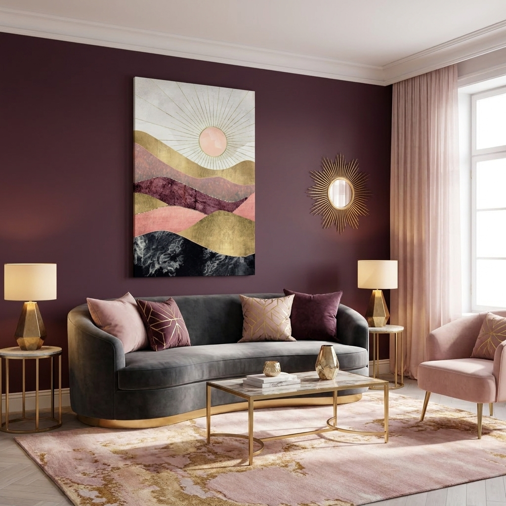 Blush Sun - Poster Print - No Frame