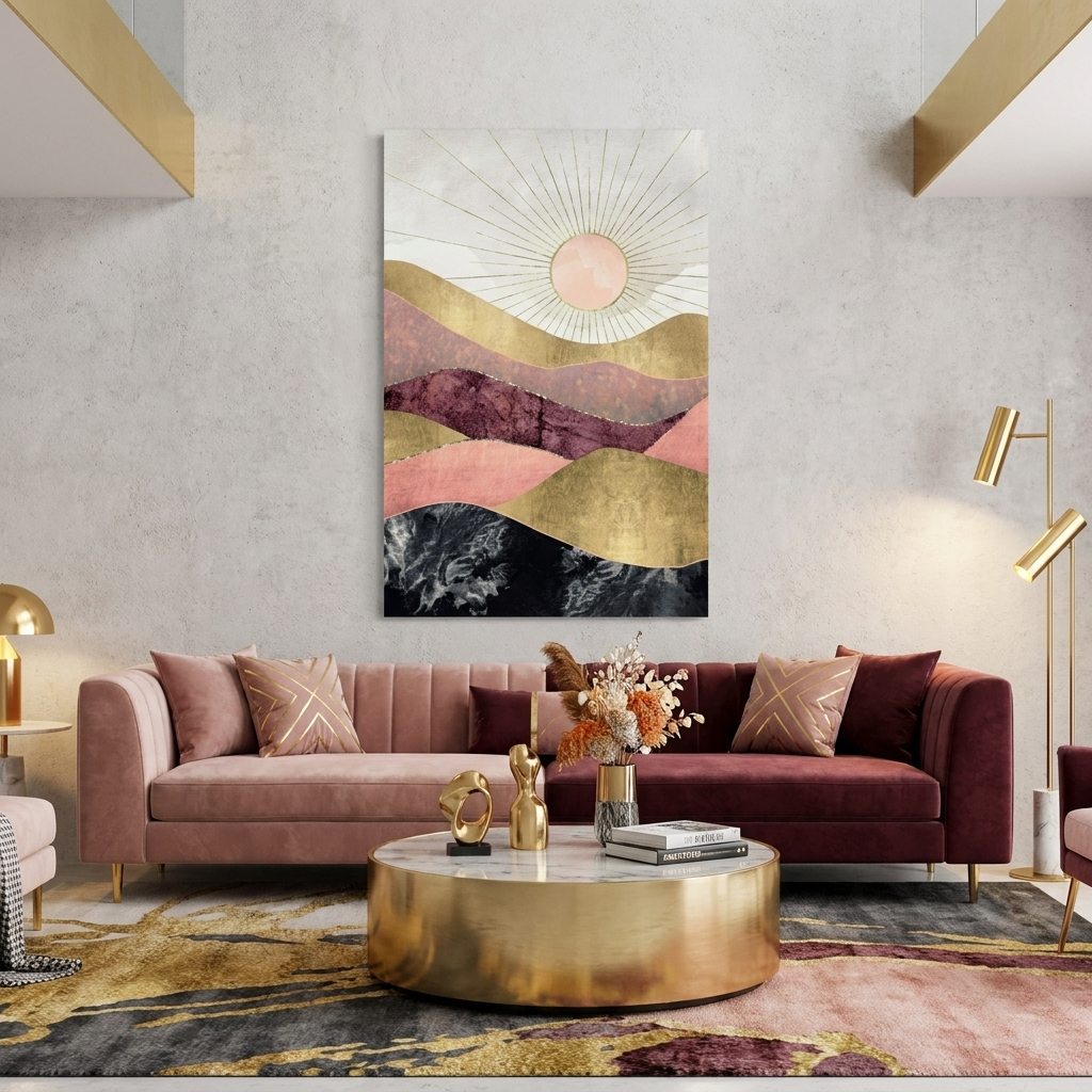 Blush Sun - Poster Print - No Frame